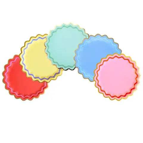PLATOS GRANDES RIC RAC PACKED PARTY X 10