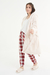 PANTALON CAMILLE CUADRO BORDO - tienda online
