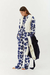 CHALECO OSLO FLORES AZUL - comprar online