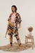 KIMONO BOHEMIAN FLORES NATURAL - comprar online