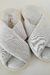 PANTUFLAS EMMA GRIS CLARO - TALLE 34-35