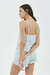 CONJUNTO SILVESTRE FLORES CELESTE - comprar online
