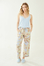 PANTALON PEONIA FLORES BASE CELESTE