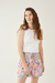SHORT MAGNOLIA FLORES BASE LILA - parahacerfiaca