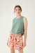 MUSCULOSA CLAVEL VERDE - comprar online