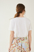 SHORT MAGNOLIA FLORES BASE CELESTE - parahacerfiaca
