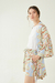 Imagen de SHORT MAGNOLIA FLORES BASE CELESTE