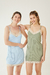 CAMISÓN VERBENA VERDE MUSGO - TALLE S - tienda online
