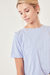REMERA CALMA CELESTE MELANGE - comprar online