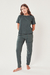 PANTALON CALMA VERDE MELANGE