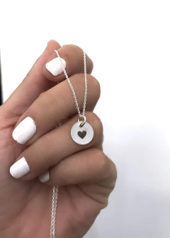 MEDALLA SIMPLE N 1 PLATA 925 - TAKUARA