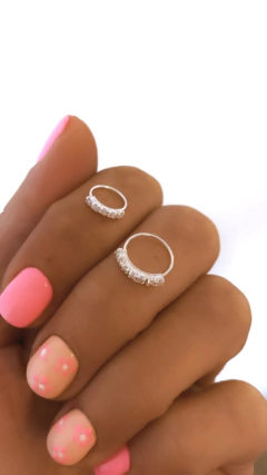 ARGOLLITA PLATA 925 NARIZ CON CUBIC POR UNIDAD - comprar online