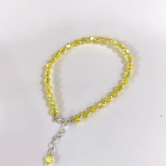 PULSERA PLATA 925 Y CRISTAL REGULABLE en internet