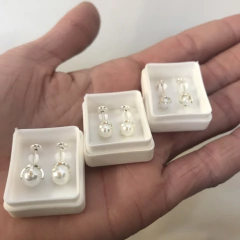 ABRIDORES PLATA 925 PERLA ENGARZADA - TAKUARA