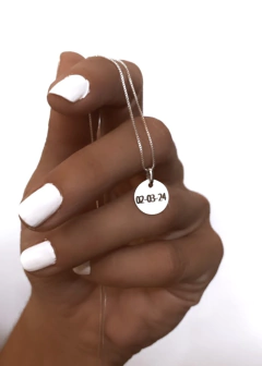 MEDALLA SIMPLE N 1 PLATA 925 - tienda online