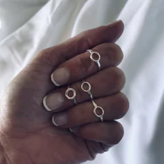 MIDI PLATA 925 CÍRCULO CALADO