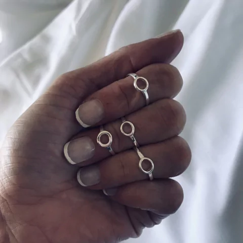 MIDI PLATA 925 CÍRCULO CALADO