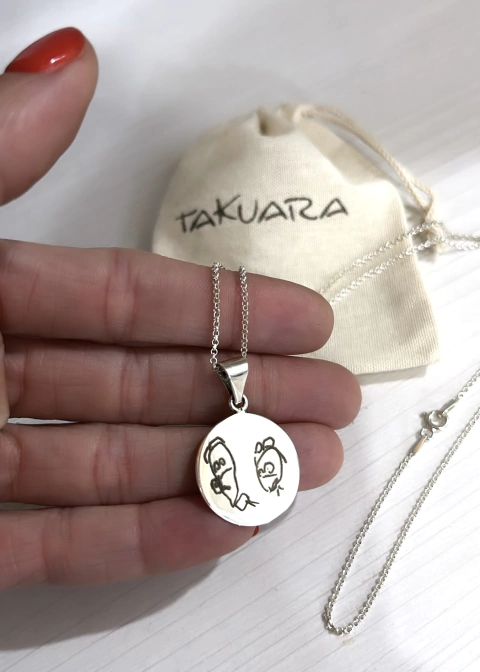 MEDALLA PARA PERSONALIZAR DE PLATA 925