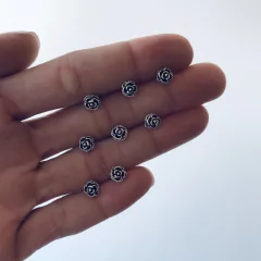 MINIATURA PLATA 925 ROSA INDIVIDUAL - comprar online