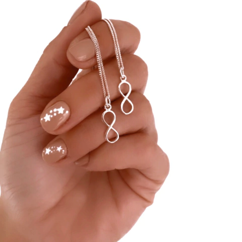 DIJE INFINITO PLATA 925 CON O SIN CADENA