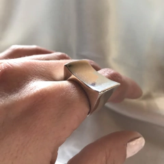 ANILLO PLATA 925 LUNO - comprar online