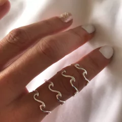 ANILLO PLATA 925 TRIPLE OLITA