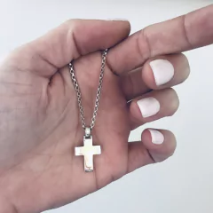 CRUZ PLATA 900 MACIZA HAY SEIS TAMAÑOS