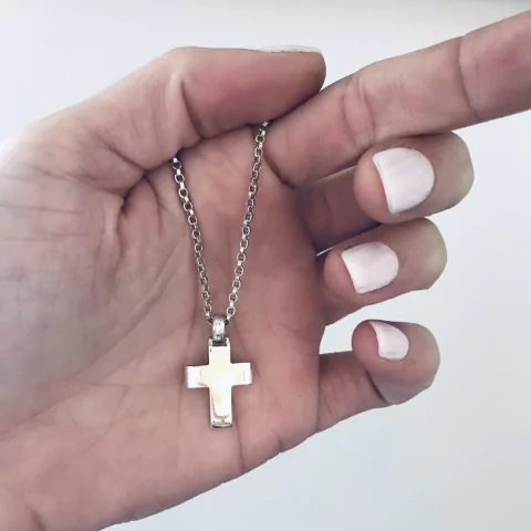 CRUZ PLATA 900 MACIZA HAY SEIS TAMAÑOS