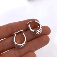 AROS PLATA 925 ISABEL - comprar online