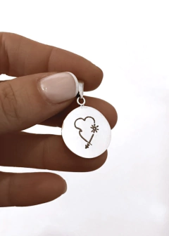 MEDALLA PARA PERSONALIZAR DE PLATA 925 - tienda online