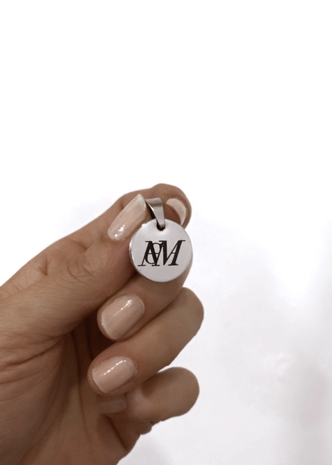 MEDALLA P/PERSONALIZAR ACERO QUIRÚRGICO