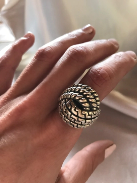 ANILLO PLATA 925 MORA