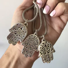 DIJE PLATA 925 HAMSA GRANDE