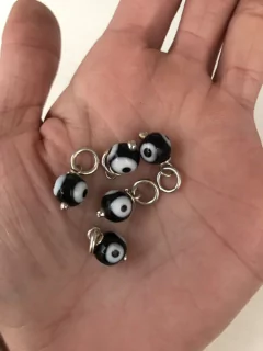 Imagen de DIJE PLATA 925 OJITO TURCO