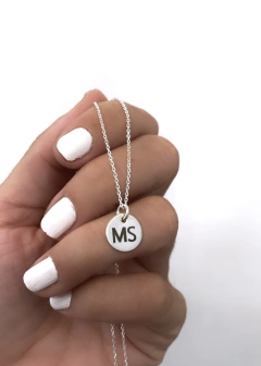 MEDALLA SIMPLE N 1 PLATA 925 en internet