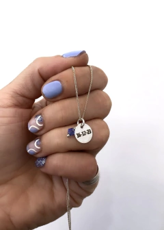 MEDALLA SIMPLE N 1 PLATA 925 - comprar online