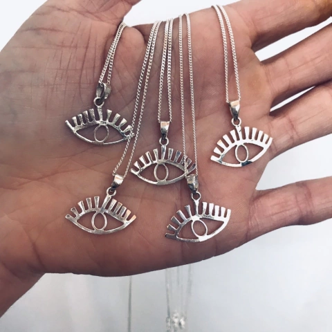 DIJE PLATA 925 OJO CHATO