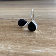 AROS PLATA 925 GOTA CON TRABA - comprar online