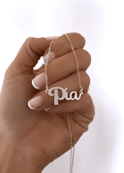 GARGANTILLA PLATA 925 UN NOMBRE