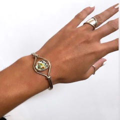 PULSERA ALPACA OJO - TAKUARA