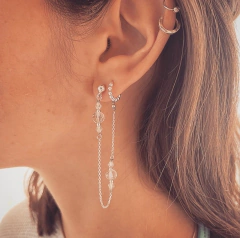 AROS PLATA 925 VERSALLES POR PAR - comprar online