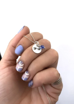 MEDALLA SIMPLE N 1 PLATA 925 - TAKUARA