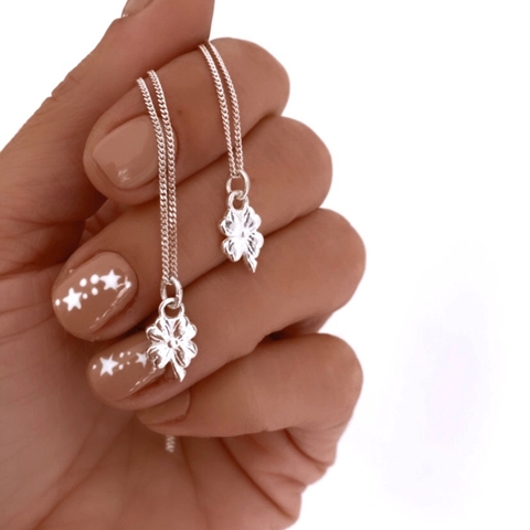 DIJE PLATA 925 TRÉBOL CON O SIN CADENA