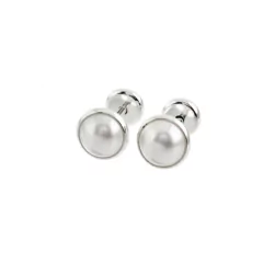 ABRIDORES PLATA 925 MEDIA PERLA ENGARZADA