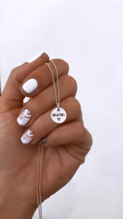 Imagen de MEDALLA SIMPLE N 1 PLATA 925