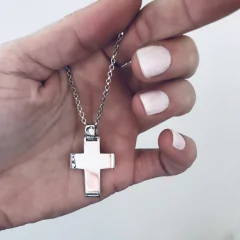 CRUZ PLATA 900 MACIZA HAY SEIS TAMAÑOS en internet