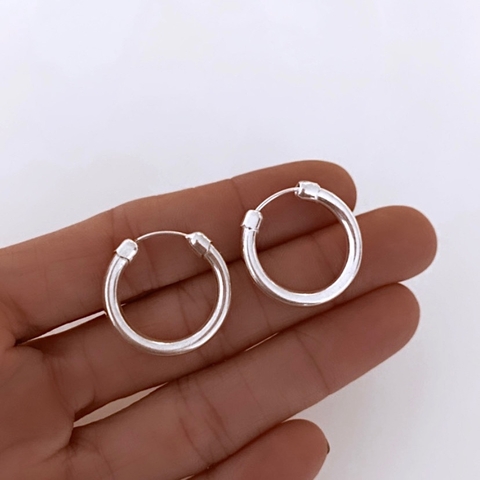 ARGOLLAS PLATA 925 3MM DE ESPESOR