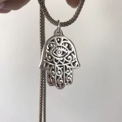 DIJE PLATA 925 HAMSA GRANDE en internet