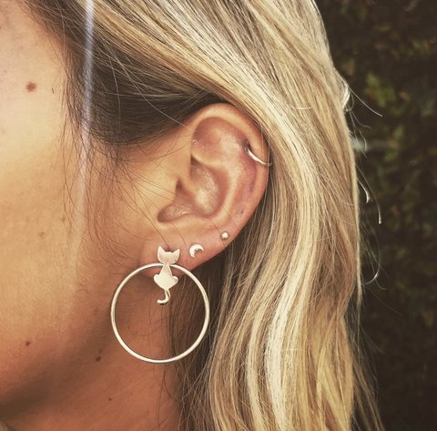 AROS PLATA 925 GARFIELD
