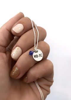 MEDALLA SIMPLE N 1 PLATA 925